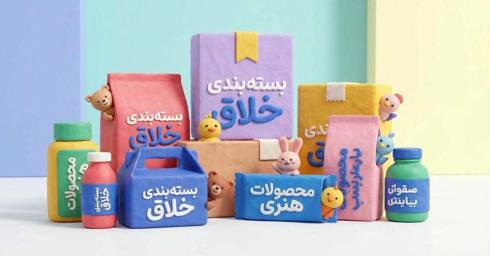 Clay characters interacting with… 202608120317 1 | آریانا پک